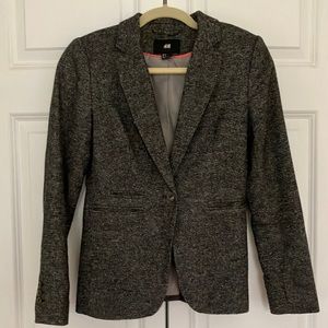 H&M Polyester & Wool-blend Blazer Jacket